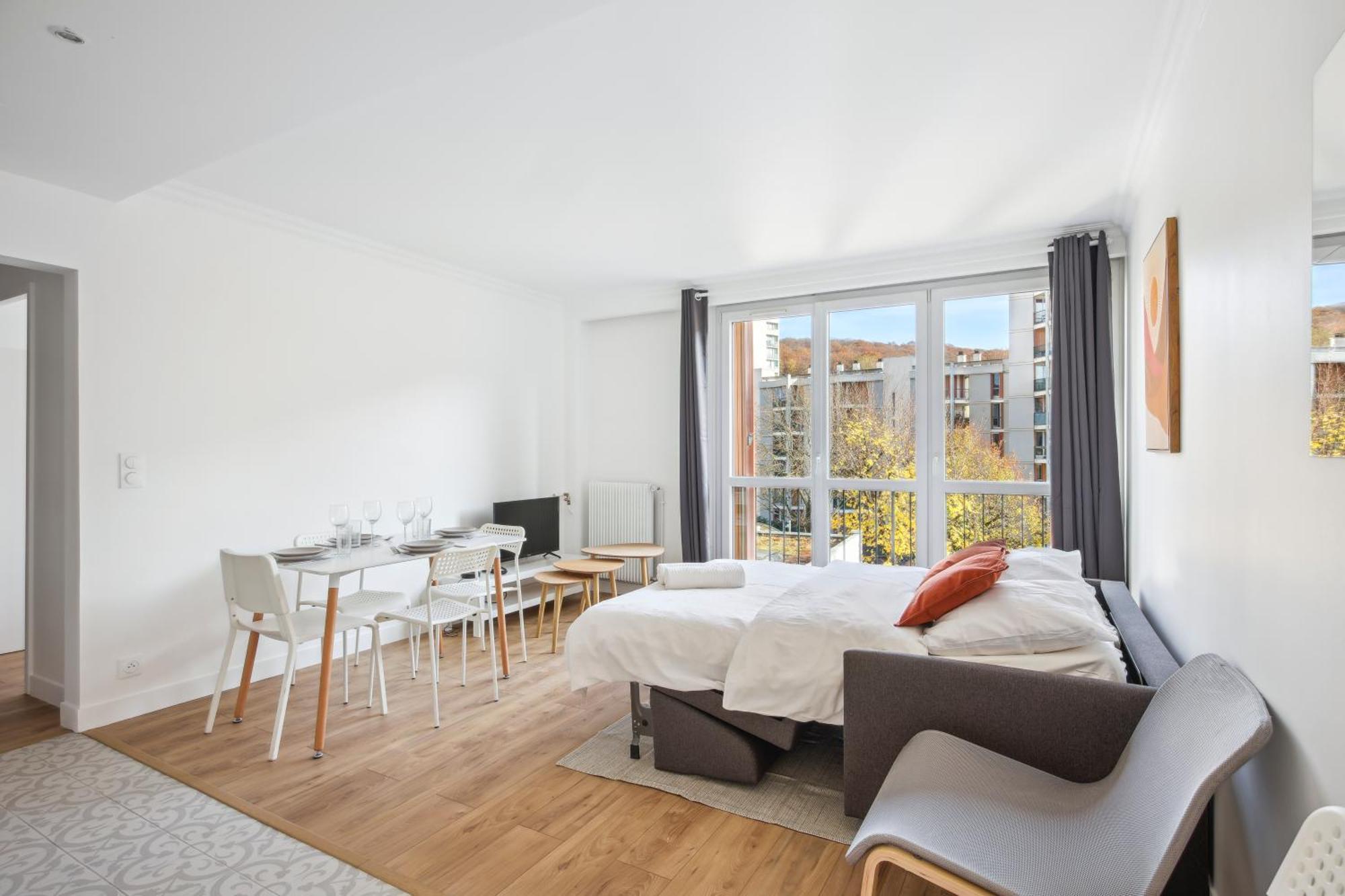 Ferienwohnung Chic Apart With Parking Chaville Exterior foto